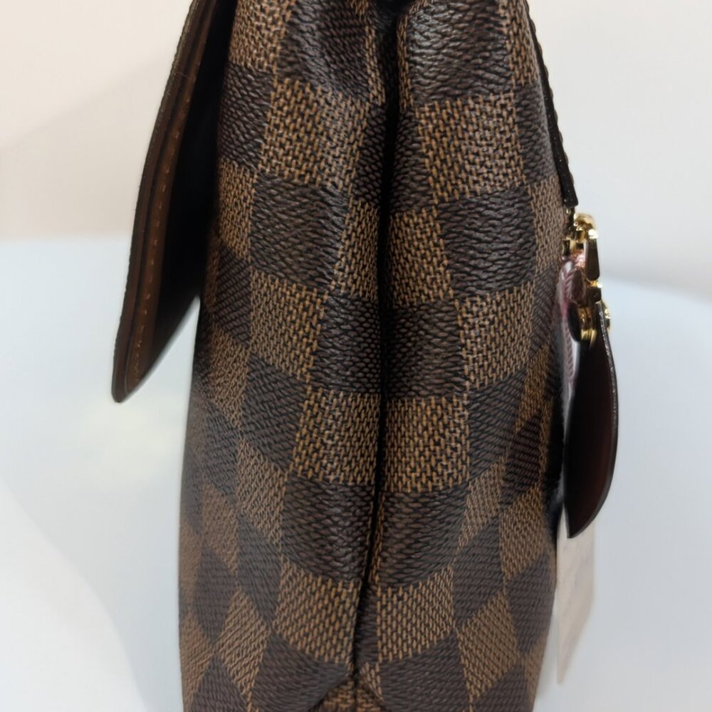 Louis Vuitton Brown Damier Ebene Canvas Pallas Clutch - Picture 7 of 16